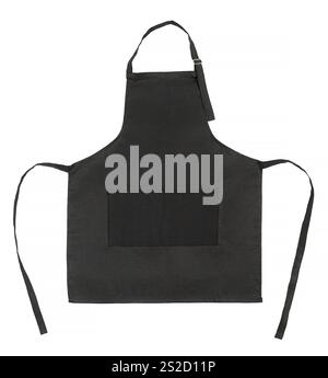 Black apron isolated on white background. Black apron isolated Stock ...