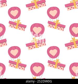 Cute love patterns with Valentine elements. Creative backdrop for wedding card, textile, wrapping paper. . Vector illustration. Stock Vector