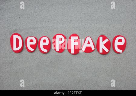 Deepfake, images, videos, or audio which are edited or generated using artificial intelligence tools, and which may depict real or non-existent people Stock Photo