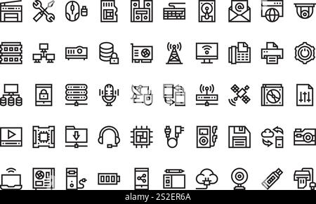 High-Quality Vector Icons Collection with Editable Stroke. Ideal for Professional and Creative Projects. Stock Vector