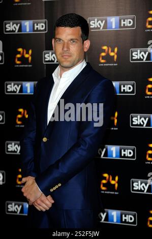 Adam Sinclair attends the UK premiere of '24: Live Another Day' at Old Billingsgate Market on May 6, 2014 in London, England. 06-05-2014 Stock Photo