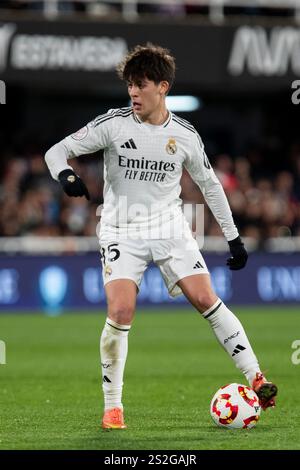 GÜLER, ARDA, Turkish midfielder for Real Madrid, during the match, CD