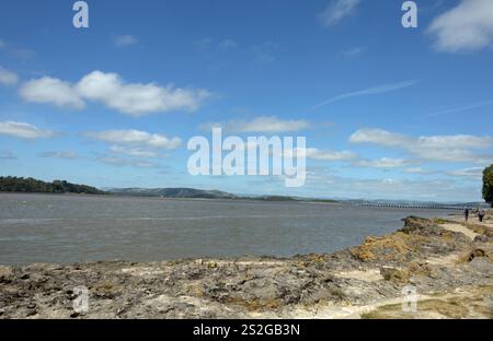 The River Kent Estuary at Arnside Westmorland and Furness England Stock Photo