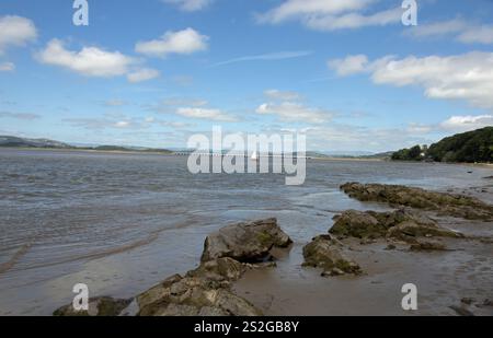 The River Kent Estuary at Arnside Westmorland and Furness England Stock Photo