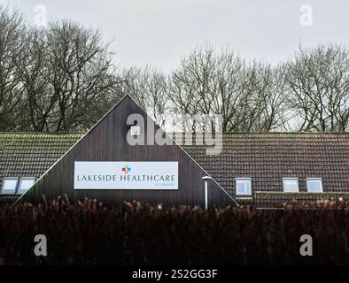 Lakeside healthcare surgery,  Corby, England. Stock Photo