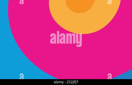 Abstract background with colorful circles. Vector illustration. Can be used for wallpaper, web page background, web banners. Stock Vector