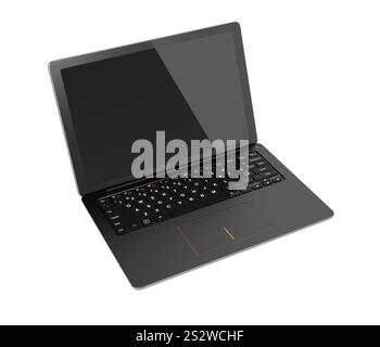 Detachable laptop separated into tablet and keyboard Stock Photo - Alamy