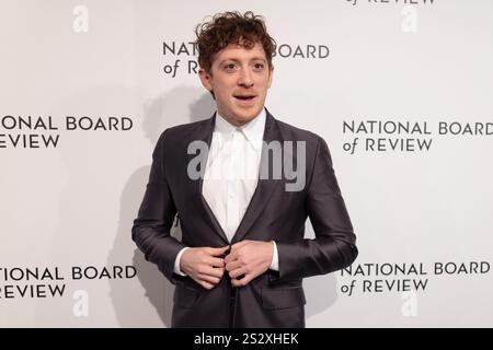 New York, United States. 07th Jan, 2025. Ethan Slater arrives on the red carpet for the National Board of Review Gala 2025 at Cipriani 42nd Street in New York City on Tuesday, January 7, 2025. Photo by Derek French/UPI Credit: UPI/Alamy Live News Stock Photo