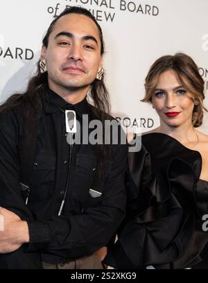 Julian Brave Noisecat and Emily Kassie attend the arrivals of “The 77th