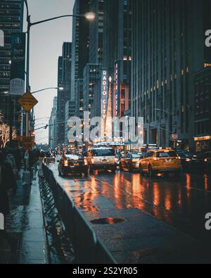 photo of Radio City in New York Stock Photo