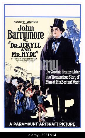 DR. JEKYLL AND MR. HYDE      Date: 1920 Stock Photo