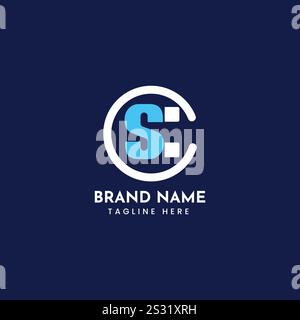 SBC Business Logo Design Stock Vector