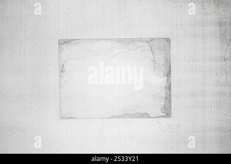 Old blank paper copy printed on Scanner Printer Fax Copier Stock Photo