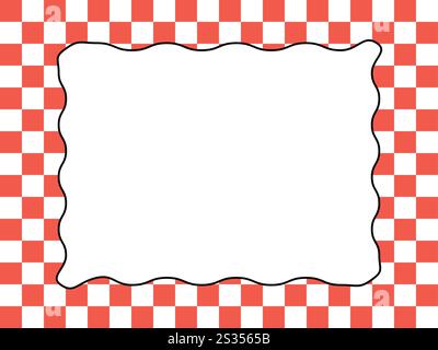 Illustration background chess mark unique design abstract Stock Vector