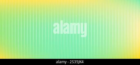Acrylic glass, colorful gradient behind ribbed plastic texture Stock Vector