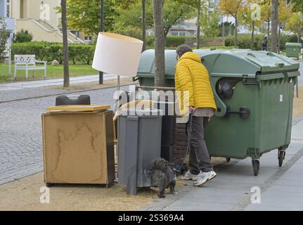 Bulky waste, Kuehlungsborn, Rostock district, Mecklenburg-Western Pomerania, Germany, Europe Stock Photo