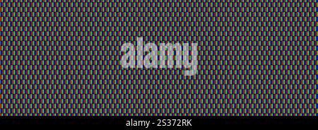 RGB pixel seamless pattern. Repeating LED screen background. LCD ...