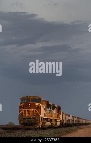Wet season skies in the Pilbara region of Western Australia Stock Photo