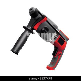 drill isolated on a white background. drill on white background Stock Photo
