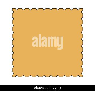 Illustration stamp retro paper unique design with blank background Stock Vector