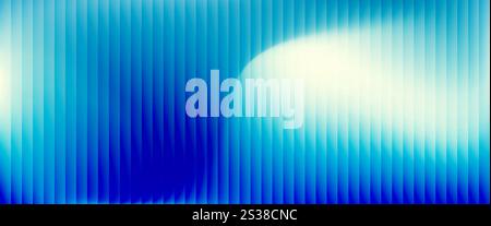 Colorful grainy gradient background with ribbed glass effect Stock Vector