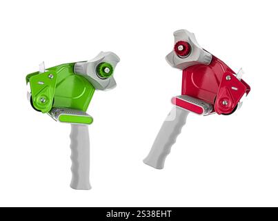 Dispensers isolated on white background. Dispensers isolated on white Stock Photo