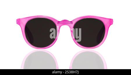 Women's pink sunglasses with diamonds isolated on white Stock Photo - Alamy