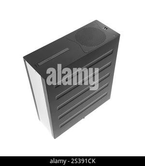 Server Case isolated on white background. Server Case on white Stock Photo