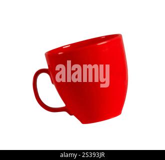 red cup isolated on white Stock Photo
