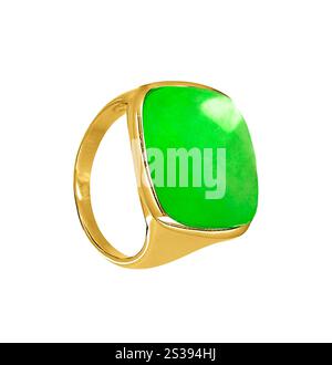 singet ring isolated on white background Stock Photo