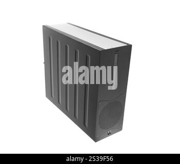 Server Case isolated on white background. Server Case on white Stock Photo