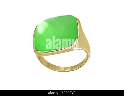 singet ring isolated on white background. singet ring isolated Stock Photo