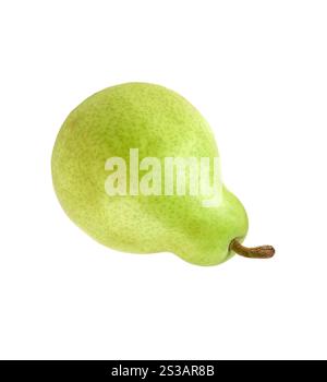 Green pear isolated on white background Stock Photo - Alamy