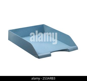 trays for papers isolated on white background. trays for papers Stock Photo