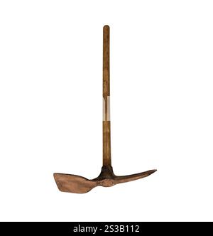 Pick axe isolated on white. Pick axe isolated Stock Photo