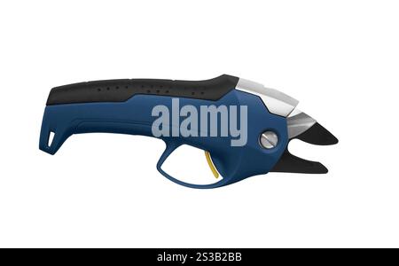 secateurs isolated on a white background. secateurs Stock Photo