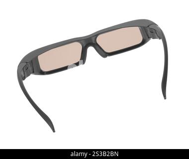 Grey glasses isolated on white background. Grey glasses isolated on white Stock Photo