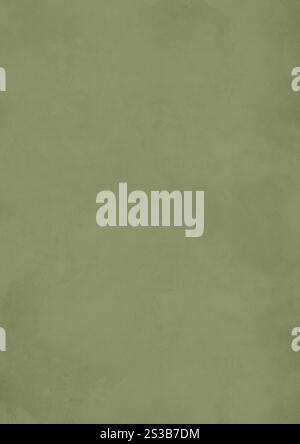 khaki green concrete wall background. Blank vertical wallpaper. Empty khaki green concrete wall background Stock Photo