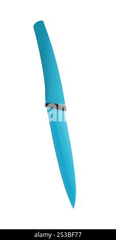ceramic knife isolated on white background. ceramic knife isolated on white Stock Photo