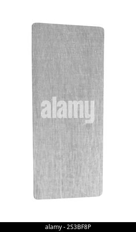 metal sheet isolated on white Stock Photo