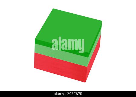 sticky notes isolated on white Stock Photo