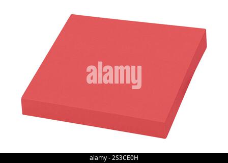 red sticky notes isolated. green sticky notes isolated Stock Photo
