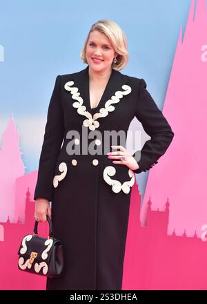 Emerald Fennell attends ' Barbie ' - European Premiere at Cineworld Leicester Square in London, UK. Monday 12th July 2023 Stock Photo