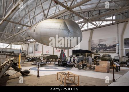 D-Day Wings Museum, Caen, Carpiquet, Normandy, France Stock Photo