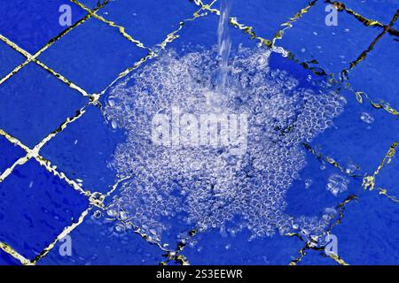 Fountain water detail in Teresopolis, Rio de Janeiro, Brazil Stock Photo