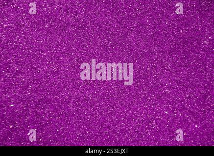 Purple blurred background with sparkles for text. Festive bright background for congratulations. Stock Photo