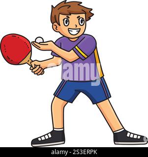 table tennis serving illustration art vector silhouette Stock Vector ...