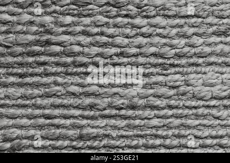 Abstract woven texture background. Monochrome. Black and White. Place for text. Stock Photo