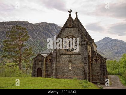 Medieval church in Glenfinnan, Scotland Scotland Stock Photo