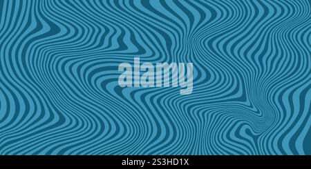 Vector Seamless Pattern with Melted Salted Caramel. Swirl Wavy Background with Liquid Caramel and Milk Stock Vector